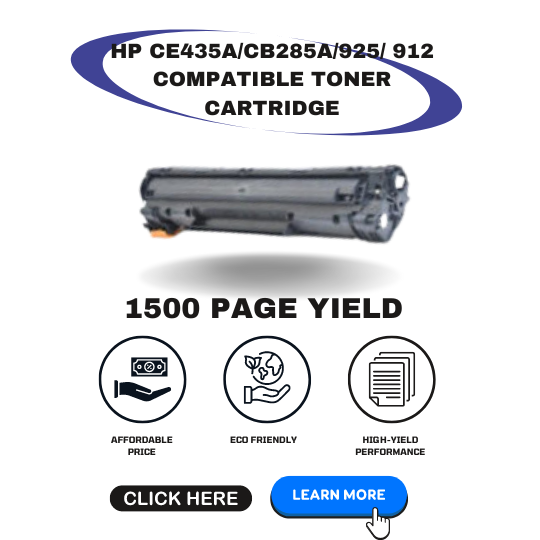 HP CE435A/CB285A/925/ 912 COMPATIBLE TONER CARTRIDGE refill