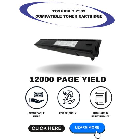 TOSHIBA T 2309 COMPATIBLE TONER CARTRIDGE